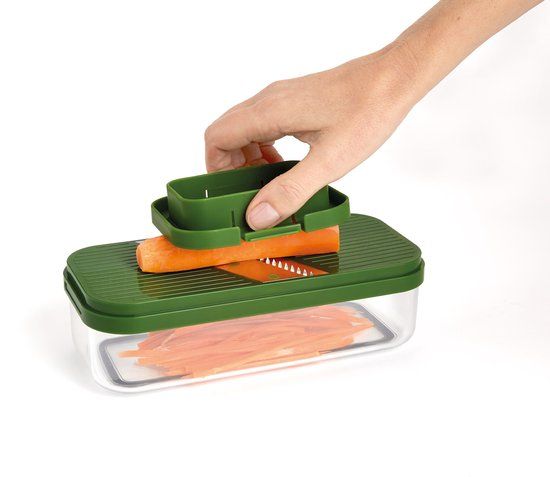 Joseph Joseph Multi-Prep Compact Mandoline met Opvangbak 6-Delig