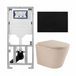 Geberit QeramiQ Dely Toiletset - Noir mat