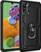cofi1453® iPhone 12 Pro Max Silicone TPU Slim Case with 360 Degree Ring Stand, Protective Kickstand Phone Cover with Magnetic Car Mount, Black