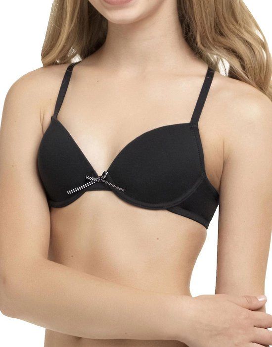 Boobs & Bloomers Tiener BH Voorgevormd - Zwart - 80B