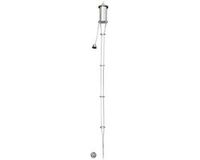 Intergard Torche de jardin torche jardin inox 150cm