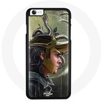 Maniacase Etui voor iPhone 8 Loki Thor Ragnarok met Helm Fanart Seizoen 1