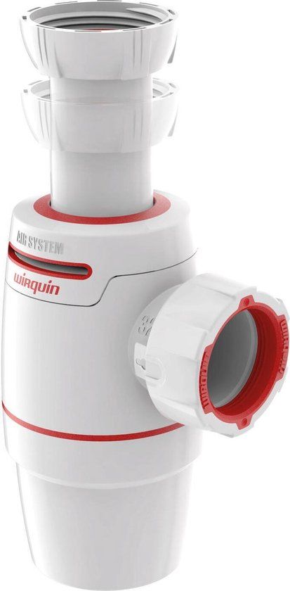 WIRQUIN PVC lavabosifon Neo Air met beluchter 5/4 x 32 - Wit