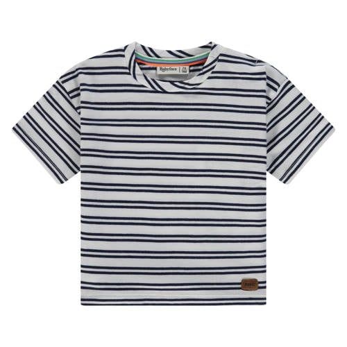 Babyface gestreept T-shirt donkerblauw