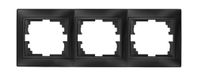 Elektrische Legrand Elektrisch mechanisme - Serie Europa - ERP73NGU frame met 3 elementen, grafiet, serie Europa