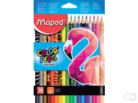 Maped Kleurpotloden doos 18stuks assorti