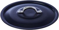 Pentole Agnelli Alblack deksel van aluminium, met brug van roestvrij staal, zwart 16 cm zwart