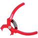 KS Tools 115.1097 Clip-verwijdertang, rood, gebogen, 100 mm