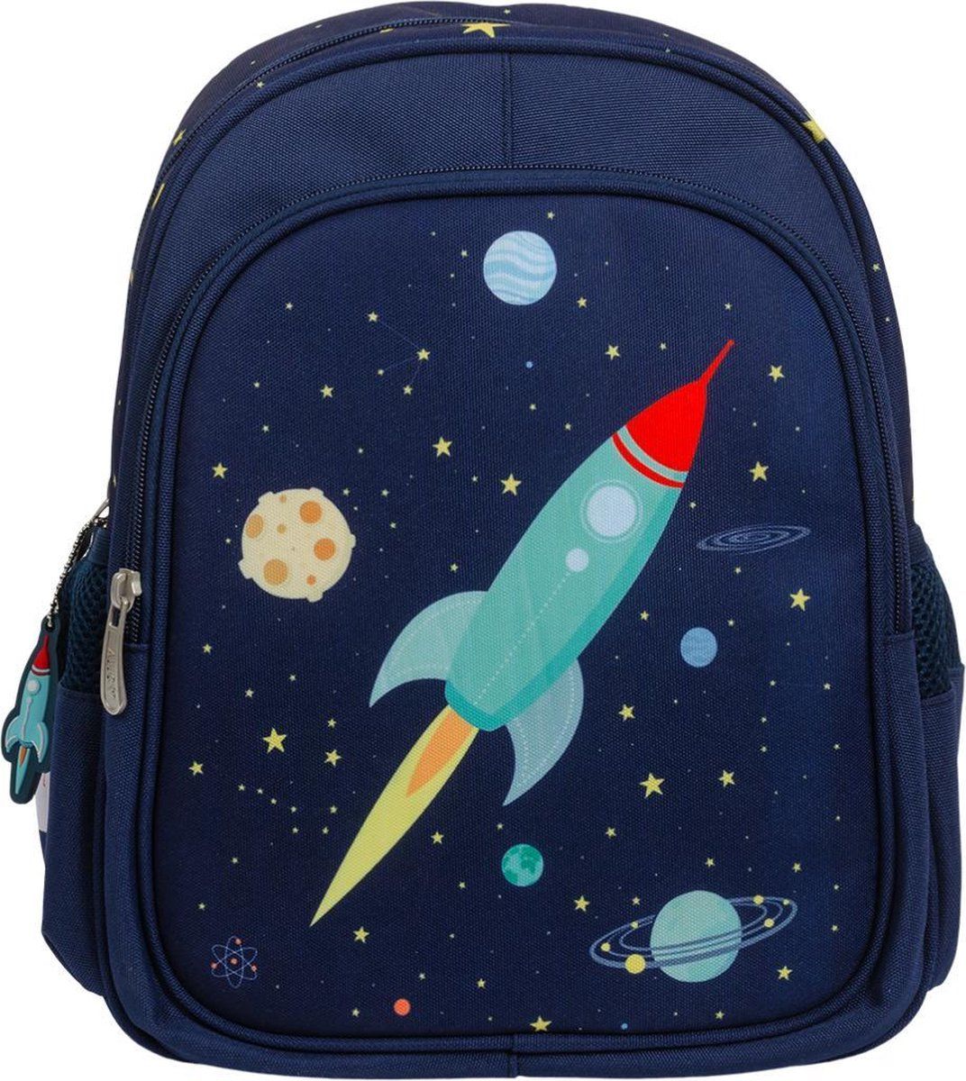 A Little Lovely Company Space Insulated Backpack - Donkerblauw - Polyester - 2022