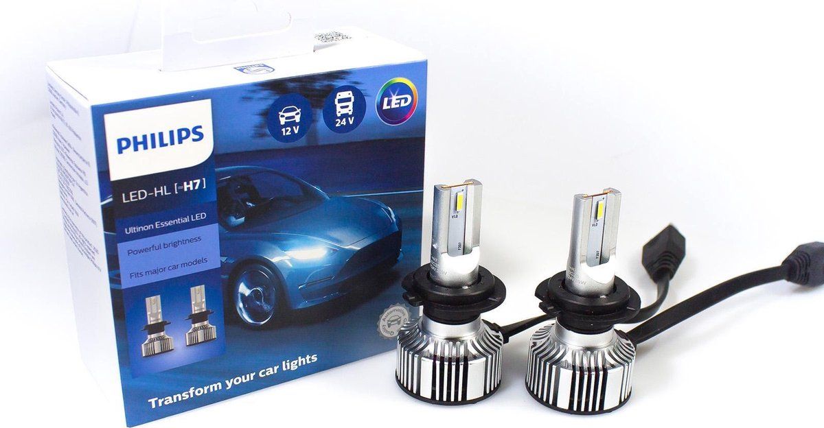 Philips 12-24v H7 Ultinon LED 6500K (11972UE2X2)