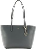 DKNY Leren Shopper Schoudertas Bryant Tote Coal Grijs