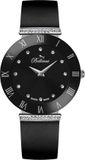 Bellevue Dameshorloge E.126 Zwart Metaal Analoog Quartz 26mm