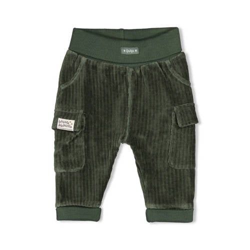 Feetje corduroy cargobroek Wiggle and Waddle - groen