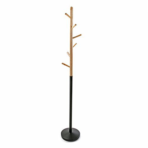Versa Holstebro Kledinghaken - Zwart - 180 x 28 x 28 cm