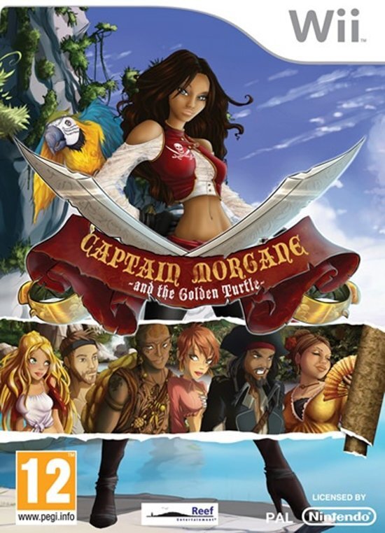 Reef Entertainment Captain Morgane and the Golden Turtle Nintendo Wii