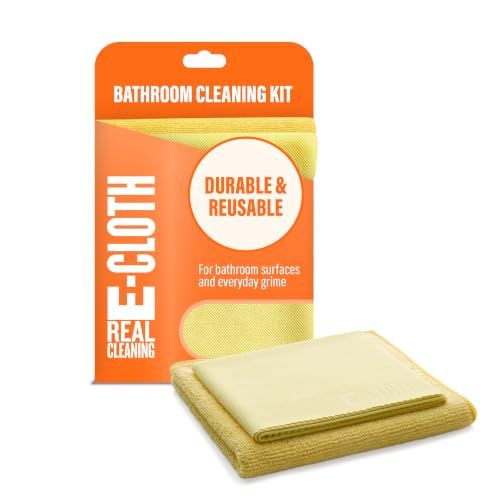 e-cloth Badkamerreinigingsset, microvezel, geel, 1 verpakking