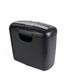 Pavo - Premium papierversnipperaar tot 6 vellen, streepgesneden, creditcardversnipperaar inclusief prullenbak, 10 L, zwart, 8038770