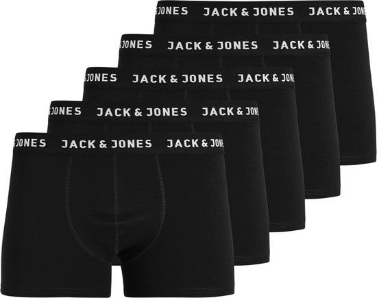 JACK&JONES ADDITIONALS JACHUEY TRUNKS 5 PACK NOOS Men's Boxers - Black - Size XXL