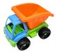 alldoro 60047 Speelgoedvrachtwagen met beweegbare kiepbak voor kinderen, kleurrijk, van kunststof, kieplader, 20 x 15 x 13,5 cm
