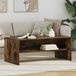 vidaXL - Salontafel - Gerookt - eiken - 100 x 50 x 40 cm - Bewerkt hout