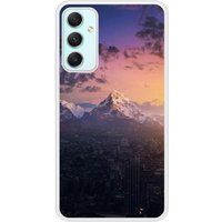 Urban Mountains Beschermende siliconen case compatibel met Galaxy A34 5G