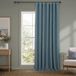 HPD Half Price Drapes Extra breed linnen kamer verduistering gordijn (1 paneel) 100 X 96, BOCH-LN21330-96-DW, Reverie Blue