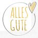 Riethmüller Servetten "Alles Gute" 33cm x 33cm, 16 stuks
