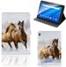 B2Ctelecom Lenovo Tab E10 Flip Case Paarden