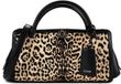 GUESS Audrey Girlfriend Satchel Leopard veelkleurig Leren Schoudertas