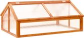 Serre 114x80x50 cm pin brun