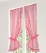 Linder Vitrage, Polyester, Rood, 55 x 160 cm