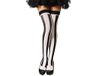 Atosa - 66555 panty à rayures pour femme, blanc/noir