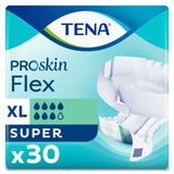 TENA ProSkin Flex Super | Extra Large | 7 druppels hoog absorptievermogen | incontinentieverlies | All in One Slips | 3 Pack van 30