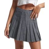 Superdry Geplooide Vintage Minirok Dames Micro Check