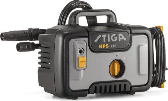 Stiga Hogedrukreiniger Hps 110 Elektrisch 1400w 110 Bar Grijs