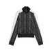PUMA T7 kort trainingsjack met slangenprint voor Dames, Zwart, Maat XL