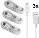 Samsung 3x datakabel, oplaadkabel, Mini USB-kabel, Micro USB-kabel, modelnummer EP-DG925UWE