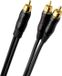 Oehlbach D1C23712 Cinch Audio Y-kabel [2x Cinch-stekker - 1x Cinch-stekker] 15.00 m Antraciet