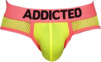 ADDICTED Slip en maille Néon Jaune Néon - M