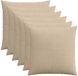 vidaXL Kussensloop - 6 stuks - ALMELO - Taupe - 60 x 60 cm - Corduroy