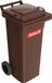 Sulo conteneur à déchets, mobile, 80 litres, marron