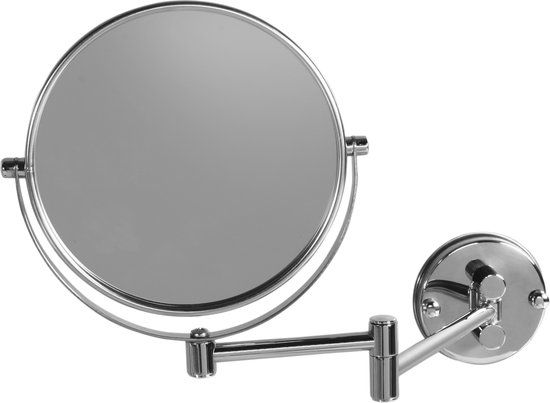 Creavit Regelbaar Make-Up Spiegel - Rond - Glas - 25 cm