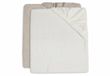 Jollein Aankleedkussenhoes Badstof 50x70cm - Ivory/Nougat - 2 Stuks