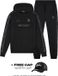 Malelions Sport Warming Up Tracksuit Zwart Heren L