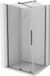 Mexen Velar cabine de douche coulissante 120 x 90 cm, transparente, gun metal