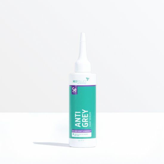 Neofollics Anti Grey Hair Serum – Leave-in Serum om de natuurlijke haarkleur te herstellen – Met Greyverse™, Darkenyl™ & antioxidanten – Voor mannen en vrouwen – 90 ml