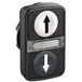 Schneider Electric ZB5AW7A1724 Frontelement voor dubbele drukknop Plat Knop 1 stuk(s) Piece