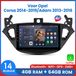 Awesafe Autoradio - Geschikt voor Opel Corsa 2014 t/m 2019/Adam 2013 t/m 2016 - Draadloze Carplay Android Auto - Touchscreen - GPS Navigatie 4G Wi-Fi - Bluetooth Radio