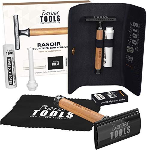 BARBER TOOLS WWW.BARBER-TOOLS.COM BARBER TOOLS Veiligheidsscheermes Set