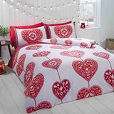 Rapport Hearts Christmas Scandi Dekbedovertrek Set